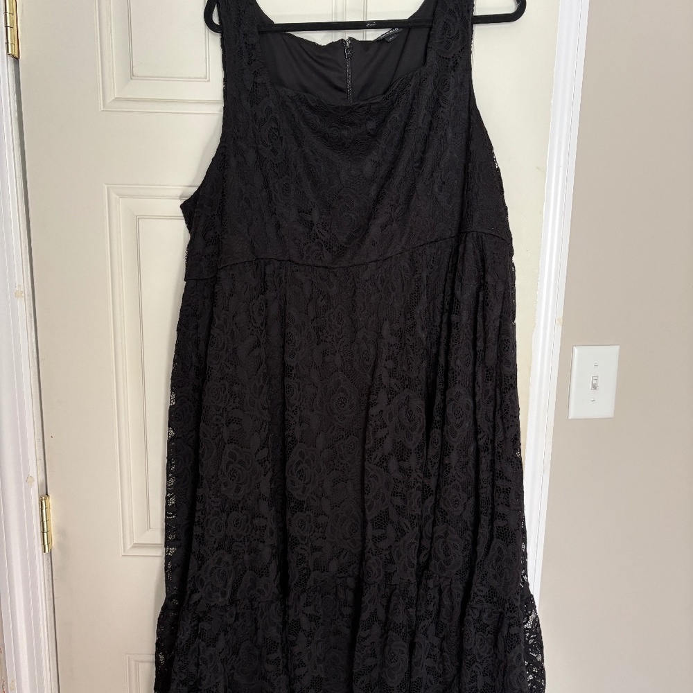 Torrid black lace dress